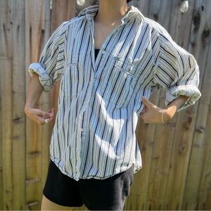 Striped Button Down Shirt